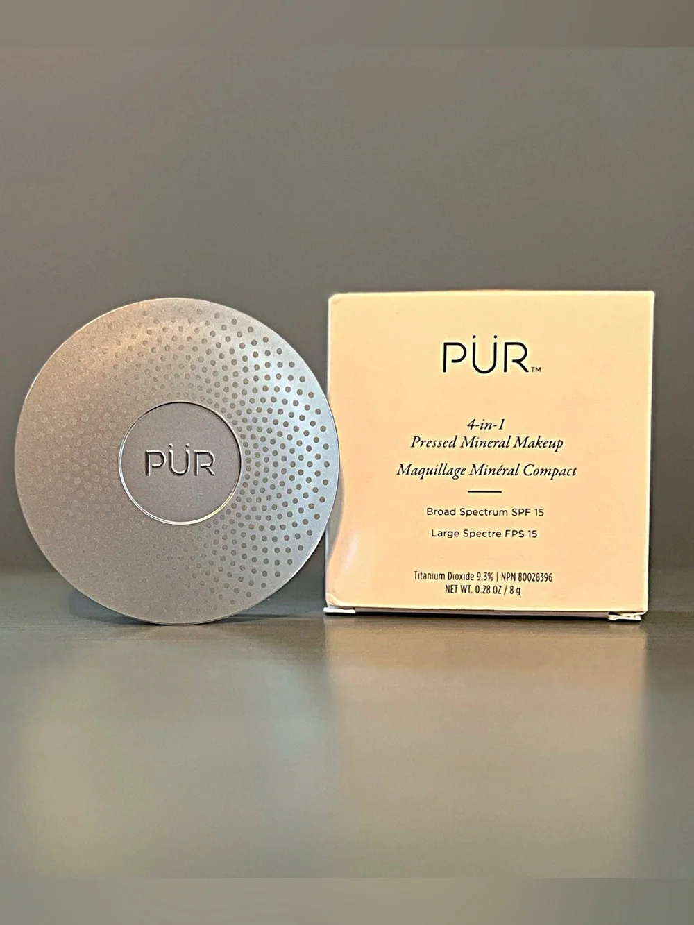 PUR Cosmetics Pressed Mineral Makeup Powder Foundation SPF Linen Medium Neutral